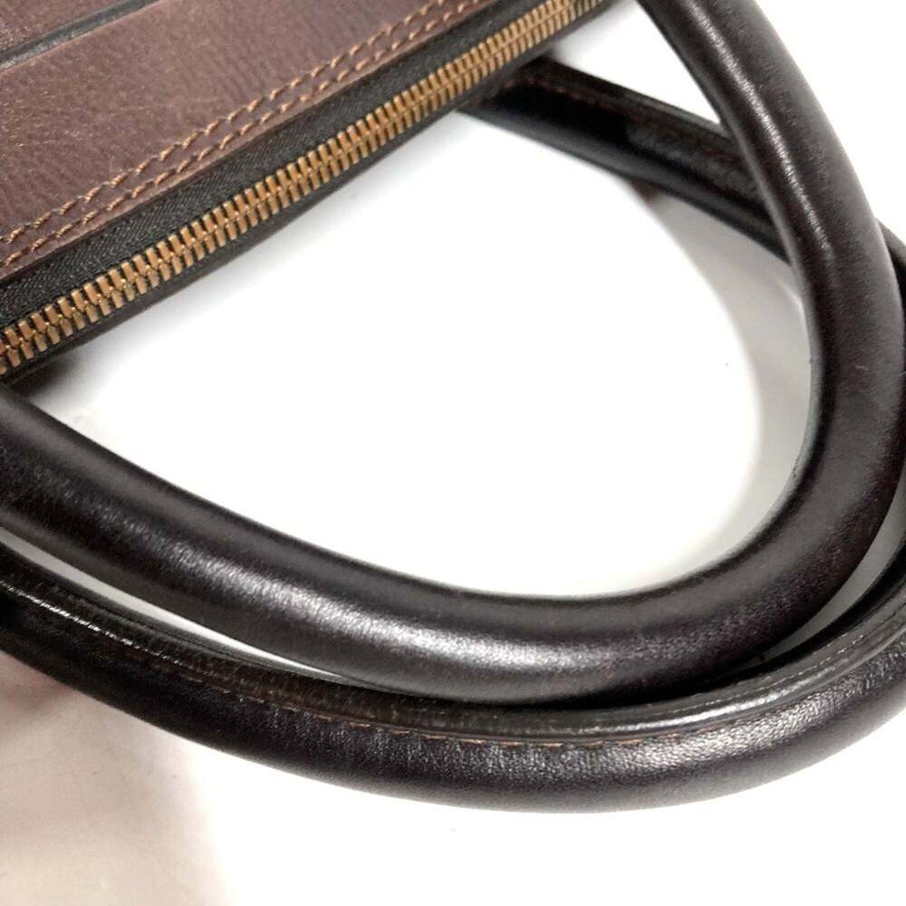 LOUIS VUITTON Authentic Brown Leather Tote Bag - Picture 8 of 16